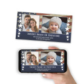 Militär/Patriotische Weihnachtsfotokarte Feiertagskarte