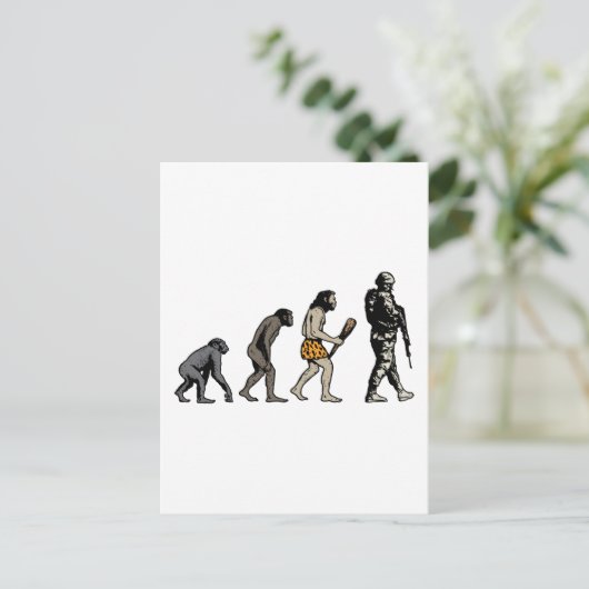 Militär Postkarte (Stehend Vorderseite)