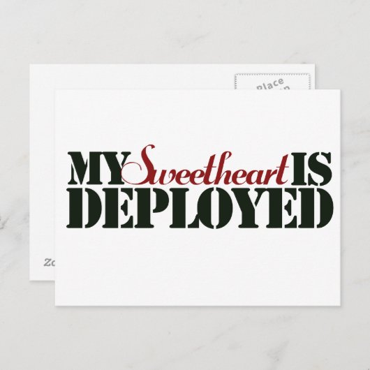 Militär Postkarte (Vorne/Hinten)