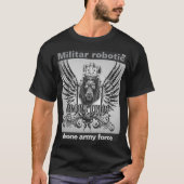Militar robotic black Lyon drone army force 2 T-Shirt (Vorderseite)