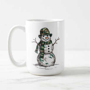 Militär Schneemann Kaffeetasse