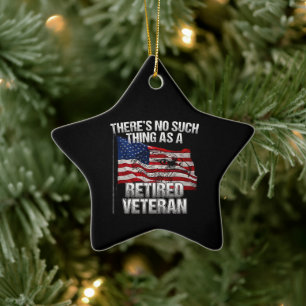 Militär - So etwas wie ein remüder Veteran gibt es Keramik Ornament