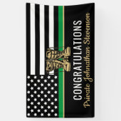 Militär-Stiefelcamp-Armee-Abschlussfeier Banner (Vertikal)