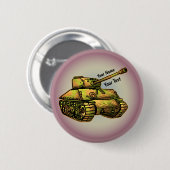 Militär-Tank-Pin-Button Button (Vorne & Hinten)