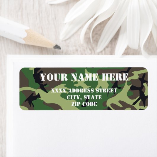 Militär tarnt (Insitu)