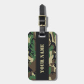 Militär tarnt gepäckanhänger (Vorderseite vertikal)