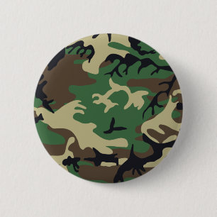 Militär tarnt Knopf Button