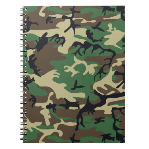 Militär tarnt Notizbuch Notizblock