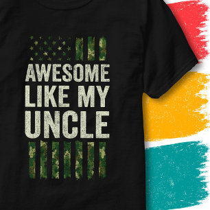 Militär-Tarnung Amerikanische Flagge Awesome wie m T-Shirt
