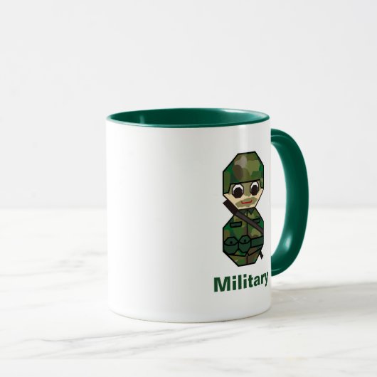 Militär Tasse (VorderseiteRechts)