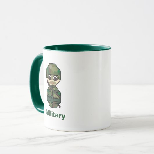Militär Tasse (Vorderseite Links)