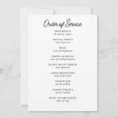 Militär, US-Flagge, Foto-Beerdigung-Programm Einladung (Rückseite)