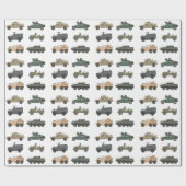 Militär-Verpackungspapier, Panzer-Geschenkverpacku Geschenkpapier (Flach)
