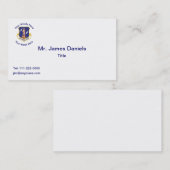 Militär Visitenkarte (Vorne/Hinten)