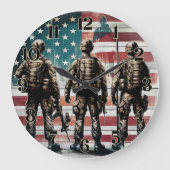 Militär-Wanduhr Große Wanduhr (Vorderseite)