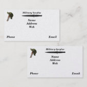 Militärarmeemarine-Luftwaffenmarinesoldaten Visitenkarte (Vorne/Hinten)