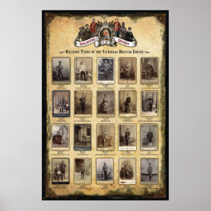Militärarten des viktorianischen britischen poster