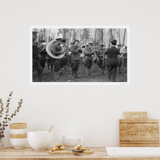 Militärband Alaska 1920 Poster (Küche)