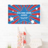 Militärbanner personalisierter US Flagge Banner (Insitu)