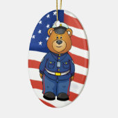 Militärbären Keramikornament (Links)