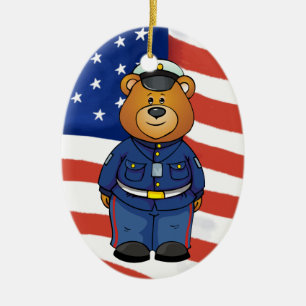 Militärbären Keramikornament