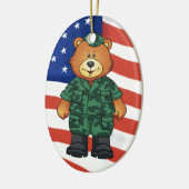 Militärbären Keramikornament (Links)