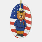 Militärbären Keramikornament (Links)