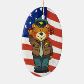 Militärbären Keramikornament (Rechts)