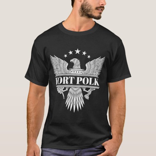 Militärbasis Fort Polk T-Shirt (Vorderseite)