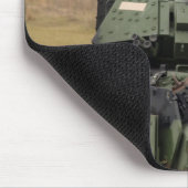 Militärbehälter mit uns Flagge mousepad (Ecke)