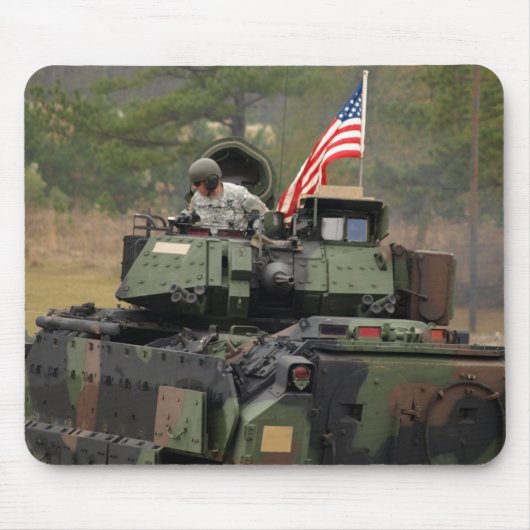 Militärbehälter mit uns Flagge mousepad (Vorne)