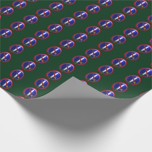 Militärbezirk Washington DC MDW Geschenkpapier (Ecke)