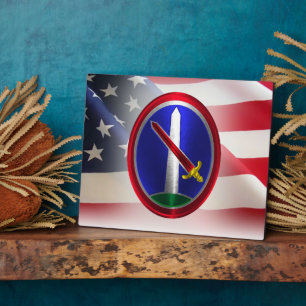 Militärbezirk Washington Fotoplatte