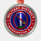 Militärbezirk Washington MDW Weihnachten Ornament Aus Metall (Vorne)