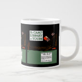 Militärbibliothek des Ersten Weltkriegs 1917 Jumbo-Tasse (Rechts)