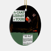 Militärbibliothek des Ersten Weltkriegs 1917 Keramik Ornament (Rechts)