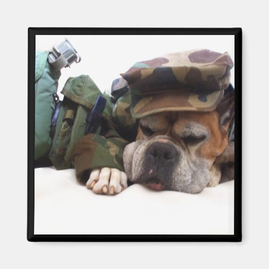Militärboxer-Magnet Magnet (Vorne)