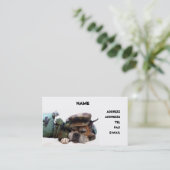 MilitärboxerhundeVisitenkarte Visitenkarte (Stehend Vorderseite)