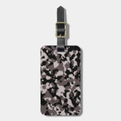 Militärbrown-Tarnungs-Muster Gepäckanhänger (Vorderseite vertikal)