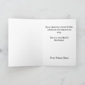 MilitärCoastie Geburtstags-Karte Karte (Innenseite)