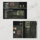 MilitärComms Vintage Radioausrüstung Visitenkarte (Vorne/Hinten)