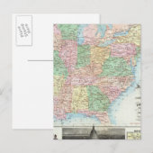 Militärdiagramm der Gewerkschaft Postkarte (Vorne/Hinten)