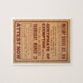 Militärdienst-Tat, _Propaganda Plakat Puzzle (Horizontal)