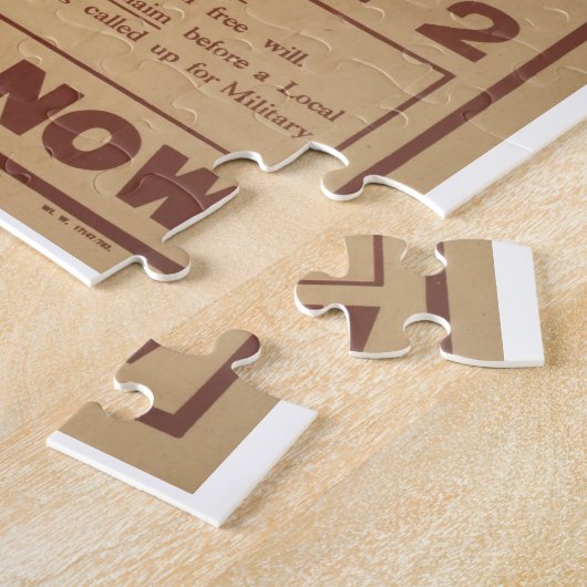 Militärdienst-Tat, _Propaganda Plakat Puzzle (Seite)