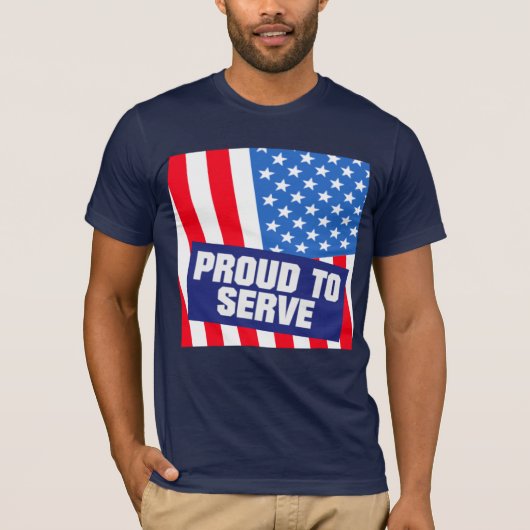 Militärdienst USA T-Shirt (Vorderseite)