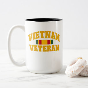 Militärdienst VIETNAM VETERAN Zweifarbige Tasse