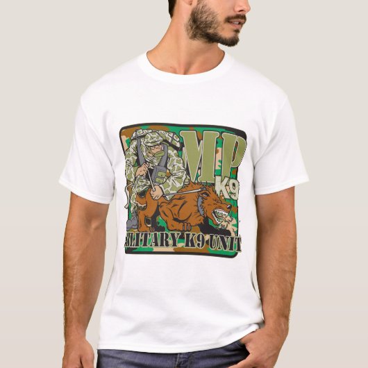 Militäreinheit K9 T-Shirt (Vorderseite)