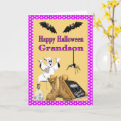 Militärenkel-Halloween-Karte Karte (Gelbe Blume)