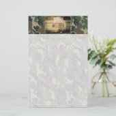 Militärfahrzeug Briefpapier (Stehend Vorderseite)