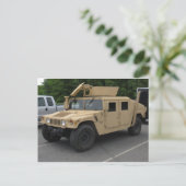 Militärfahrzeug Postkarte (Stehend Vorderseite)